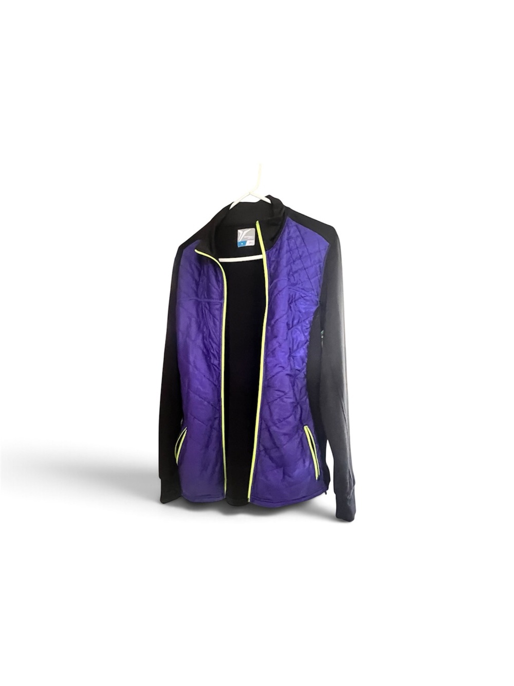 Old Navy Active Women's Hybrid Quilted Running Jacket - Size M - Purple & Black